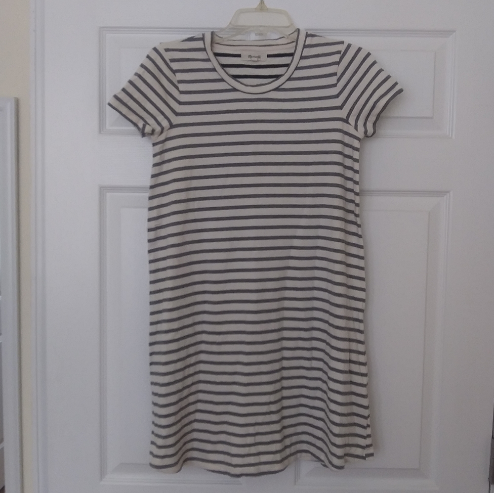 Madewell Striped T-Shirt Dress Size XS